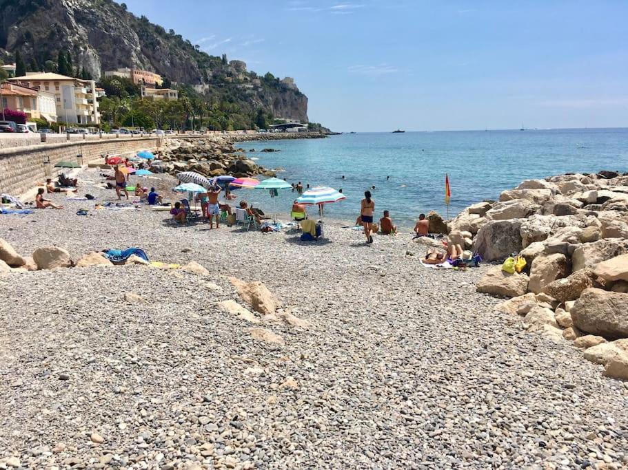 Bel Appartement Lumineux Joyeux Spacieux, Vue Mer Menton Exterior foto